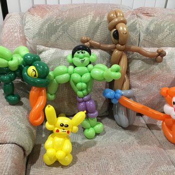 Mind Blowing Balloons - A dragon, Pikachu, the Hulk, Baby Groot and Jibanyan - Balloon Services Near Me Mind Blowing Balloons - A dragon, Pikachu, the Hulk, Baby Groot and Jibanyan - Balloon Services Near Me