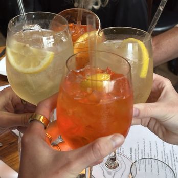 Amarena - Aperol & limoncello spritz - Italian Near Me - San Francisco, California Amarena - Aperol & limoncello spritz - Italian Near Me - San Francisco, California