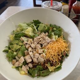 Cobb with no egg and no tomatoes Cobb with no egg and no tomatoes