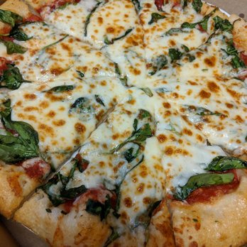 Greek's Pizzeria - Medium (fresh!) spinach pizza - Pizza Near Me - Indianapolis, Indiana Greek's Pizzeria - Medium (fresh!) spinach pizza - Pizza Near Me - Indianapolis, Indiana