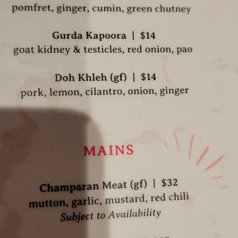 Dhamaka - Dhamaka menu - Indian Near Me - New York, New York