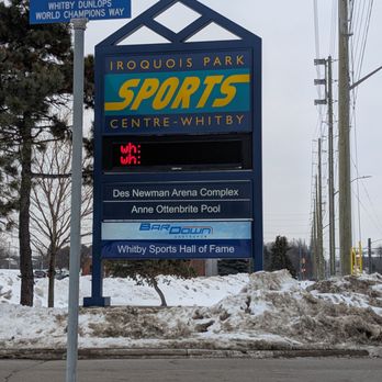 Iroquois Park Complex - Sign - Stadiums & Arenas Near Me - Whitby, Ontario