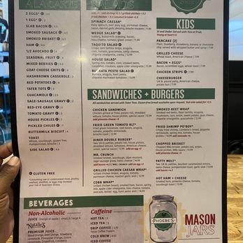 Phoebe's Diner - Menu - Breakfast & Brunch Near Me - Austin, Texas Phoebe's Diner - Menu - Breakfast & Brunch Near Me - Austin, Texas