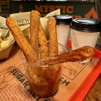 Mystic Fish Camp - Squash churros - Seafood Near Me - Mystic, Connecticut Mystic Fish Camp - Squash churros - Seafood Near Me - Mystic, Connecticut