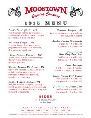 Menu photo 7 Moontown Brewing Company Whitestown, IN Menu photo 7 Moontown Brewing Company Whitestown, IN