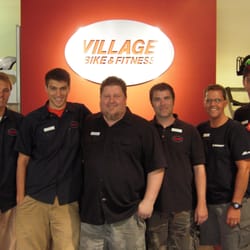 Village Bike & Fitness - The Team at our South store.  These guys are here to serve you and they love it.