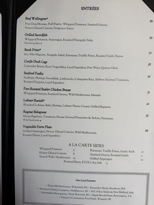 Menu photo 5 White Horse Tavern Newport, RI Menu photo 5 White Horse Tavern Newport, RI