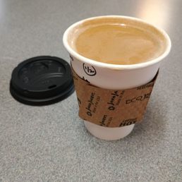 Americano 12 oz with cream and Splenda Americano 12 oz with cream and Splenda