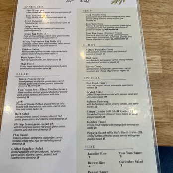 Basil & Co - Menu - Thai Near Me - Diamond Bar, California