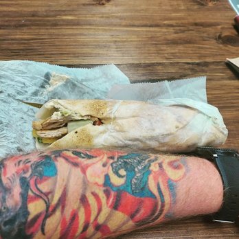 Joe's Grill - "Build Your Own Pita." I eat at Joe's for lunch at least once a week. $10 for a Build your own pita, as big as my forearm. - Mediterranean Near Me - Royal Oak, Michigan