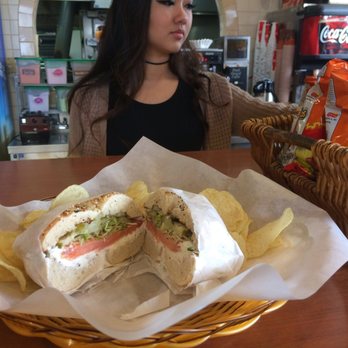 The Bagel Bakery - Custom bagel: salmon, cream cheese, sprouts, and pickles on an everything bagel! - Bagels Near Me - Seaside, California The Bagel Bakery - Custom bagel: salmon, cream cheese, sprouts, and pickles on an everything bagel! - Bagels Near Me - Seaside, California