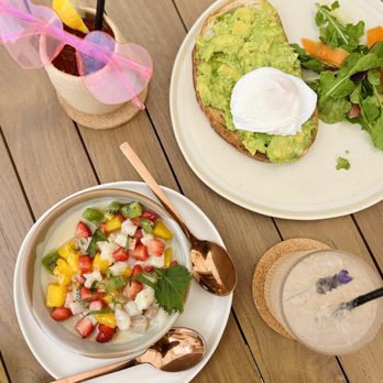 Marelle - Hamachi crudo, avocado toast - New American Near Me - Santa Monica, California