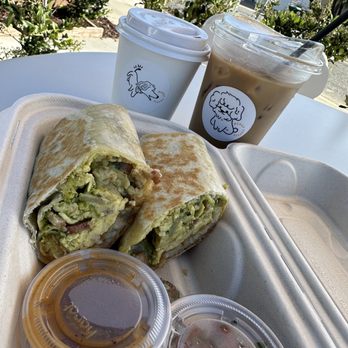 NUDAE Coffee - Sunrise burrito with carne asada (with the forgotten bacon :( - Coffee & Tea Near Me - Costa Mesa, California NUDAE Coffee - Sunrise burrito with carne asada (with the forgotten bacon :( - Coffee & Tea Near Me - Costa Mesa, California