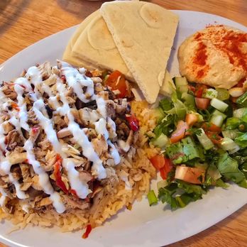 Sawa Mediterranean Restaurant & Buffet - Chicken Shawarma plate - Buffets Near Me - Denver, Colorado