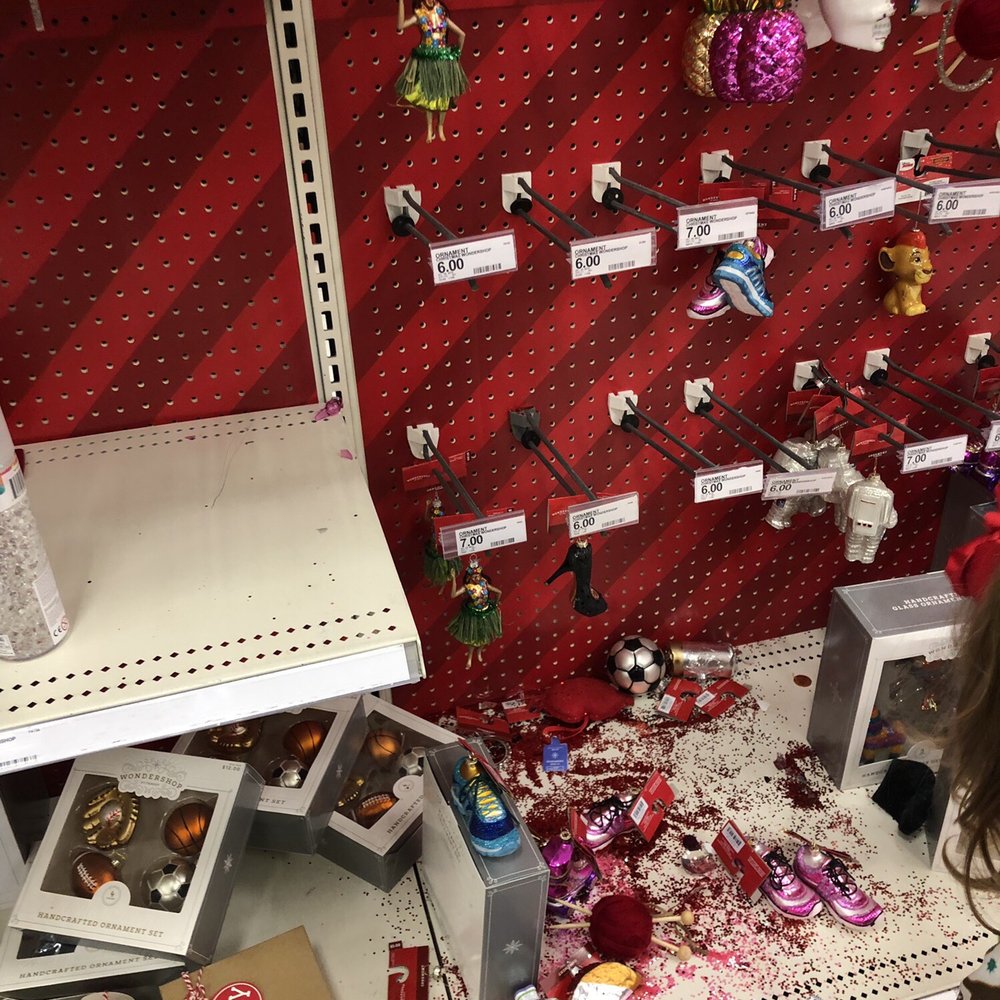 Target - Broken ornaments. Perfect kid height. - Department Stores Near Me - Plattsburgh, New York Target - Broken ornaments. Perfect kid height. - Department Stores Near Me - Plattsburgh, New York