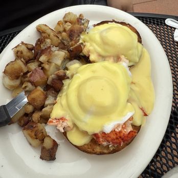 Union Cafe - The special lobster Benedict with home fries. - Diners Near Me - Schenectady, New York