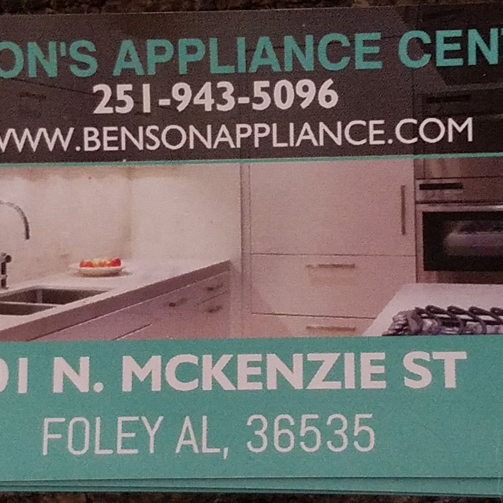 Benson's Appliance Center - Got a fridge magnet - Appliances & Repair Near Me - Foley, Alabama Benson's Appliance Center - Got a fridge magnet - Appliances & Repair Near Me - Foley, Alabama