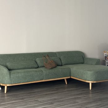 Mario Capasa - Green sectional couch - Furniture Stores Near Me - West Hollywood, California Mario Capasa - Green sectional couch - Furniture Stores Near Me - West Hollywood, California