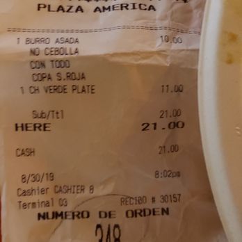 King Taco - Receipt - Mexican Near Me - Ontario, California King Taco - Receipt - Mexican Near Me - Ontario, California