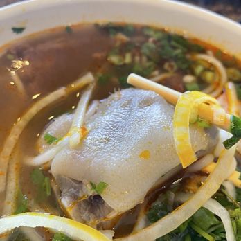 TK Banh Xeo - Bun Bo hue soup with pork hock - Vietnamese Near Me - Garden Grove, California