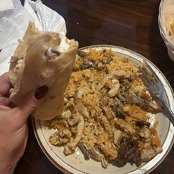 Mi Hacienda - 73. P. Five (with Chicken and steak) with Tortillas