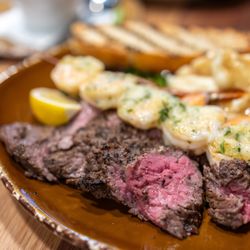 Urban Plates - Surf & Turf: Grilled Steak Plate w/ Added Shrimp ($20 + $5/shrimp)