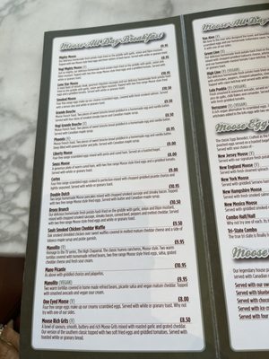 Menu photo 2 Moose Liverpool, XMS