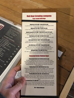 Menu photo 8 Red Door Brewing Clovis, NM
