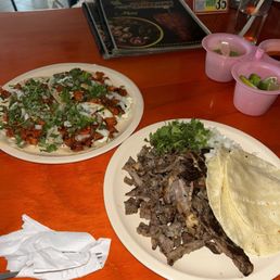 Al pastor and skirt steak tacos Al pastor and skirt steak tacos