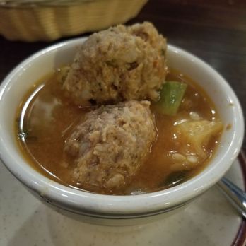 Tres Hermanas - Meatballs soup yummy - Mexican Near Me - Davis, California Tres Hermanas - Meatballs soup yummy - Mexican Near Me - Davis, California