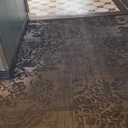 This is the sticky floor. Carpet should not be sticky and black. This is the sticky floor. Carpet should not be sticky and black.