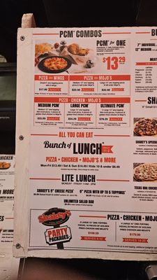 Menu photo 1 Shakey's Pizza Parlor Brea, CA Menu photo 1 Shakey's Pizza Parlor Brea, CA