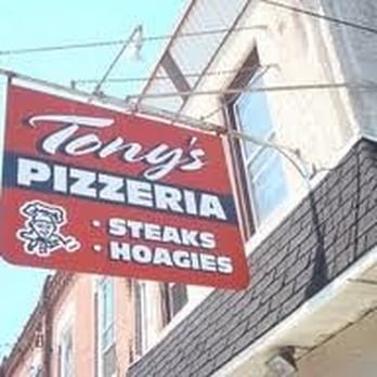 Tony's Pizzeria - a sign for a restaurant - Pizza Near Me - Philadelphia, Pennsylvania Tony's Pizzeria - a sign for a restaurant - Pizza Near Me - Philadelphia, Pennsylvania