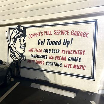 Johnny’s Garage - Sign outside - New American Near Me - Hanahan, South Carolina Johnny’s Garage - Sign outside - New American Near Me - Hanahan, South Carolina