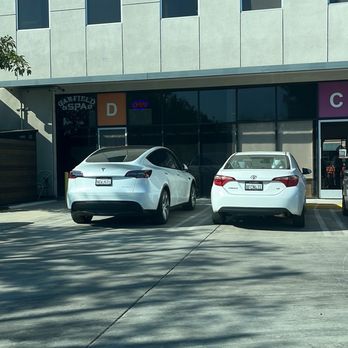 Garfield Spa - Parking lot view in back, door entrance - Massage Near Me - Monterey Park, California