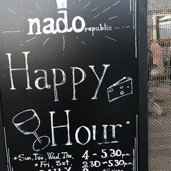 Nado Republic - Happy Hours - Wine Bars Near Me - Coronado, California