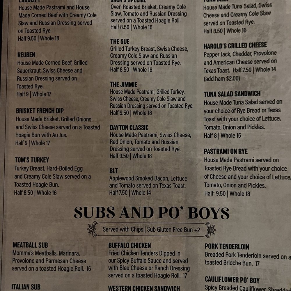 Jimmie's Ladder 11 - Menu - New American Near Me - Dayton, Ohio Jimmie's Ladder 11 - Menu - New American Near Me - Dayton, Ohio