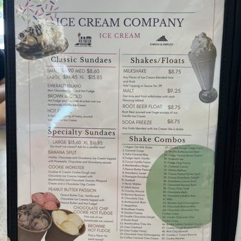 Ice Cream - Menu as of 7/25/2026 - Ice Cream & Frozen Yogurt Near Me - Modesto, California Ice Cream - Menu as of 7/25/2026 - Ice Cream & Frozen Yogurt Near Me - Modesto, California