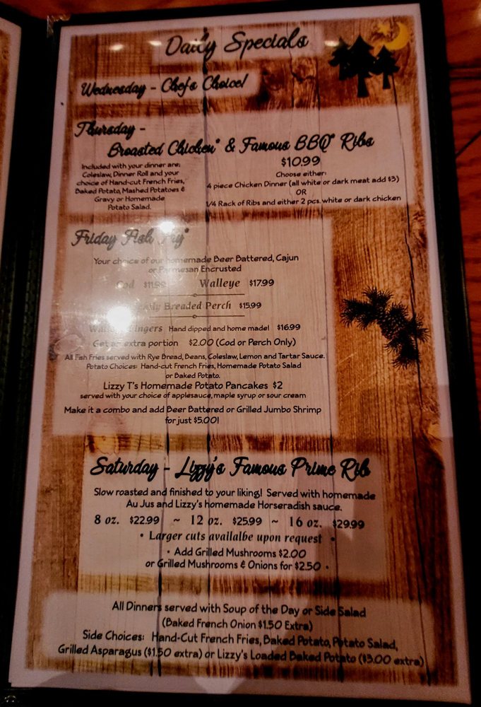 TAMARACK TAP 7185 State Highway 47, Lake Tomahawk, WI Yelp