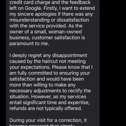 Update: Lex reached out via text after seeing my reviews. Photo 1