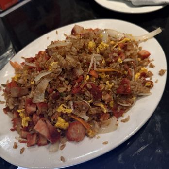 Blue Bamboo - Pork Blue Bamboo Fried Rice - Comfort Food Near Me - Jacksonville, Florida