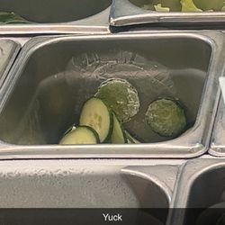 Subway - Mold on cucumber and onions