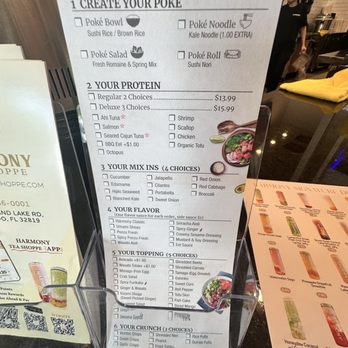 Harmony Tea Shoppe - Poke menu - Poke Near Me - Alafaya, Florida