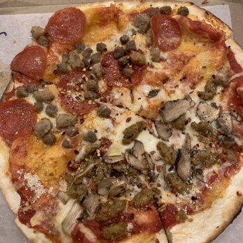 MOD Pizza - Half mad dog/half jasper - Fast Food Near Me - Bend, Oregon