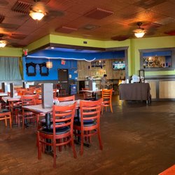 Namaste Grill - Dining room. Lovely service very friendly.  I had the shrimp biryani and cheese nan and it was perfect!  A definite stop.