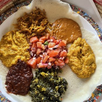 Asmara Restaurant - Veggie combo - Ethiopian Near Me - Cambridge, Massachusetts