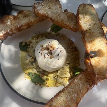 Truly Pizza - Burrata with artichoke - Pizza Near Me - Laguna Beach, California