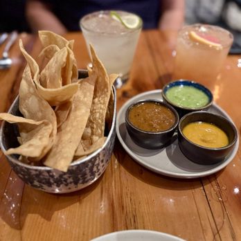Playa - Trio De Salsas, house margarita and house Paloma - Mexican Near Me - Mill Valley, California