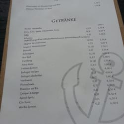 Dock 13 - Getränkekarte