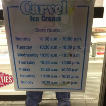 Carvel Ice Cream - I always forget their hours! - Bakeries Near Me - Waterbury, Connecticut Carvel Ice Cream - I always forget their hours! - Bakeries Near Me - Waterbury, Connecticut